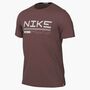 Nike M Nk Winter Miler Ss Top - red sepia/reflective silv