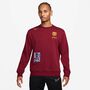 Nike Fcb M Nsw Club Crew Ft Se Gx - team red/opti yellow