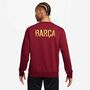 Nike Fcb M Nsw Club Crew Ft Se Gx - team red/opti yellow