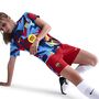 Nike Fcb W Nk Df Short Stad Se - salsa red/gym blue/opti yellow