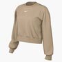 Nike W Nsw Phnx Flc Oos Crew - linen/sail