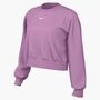 Nike W Nsw Phnx Flc Oos Crew - lt magenta/sail