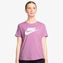 Nike W Nsw Club Ss Tee Icn Ftra - lt magenta/white