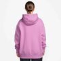 Nike W Nsw Phnx Flc Os Po Hoodie - lt magenta/sail