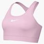 Nike W Nk Swsh Med Spt Bra - pink foam/white