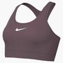 Nike W Nk Swsh Med Spt Bra - tattoo/white