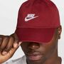 Nike U Nk Club Cap U Cb Fut Wsh L - team crimson/white