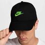 Nike U Nk Club Cap U Cb Fut Wsh L - black/mean green