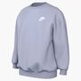 Nike G Nsw Club Flc Ovrszd Crew Lbr - ghost/ghost/white