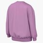 Nike G Nsw Club Flc Ovrszd Crew Lbr - lt magenta/lt magenta/white