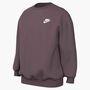 Nike G Nsw Club Flc Ovrszd Crew Lbr - tattoo/tattoo/white
