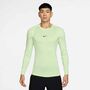 Nike M Np Df Tight Top Ls - lt liquid lime/black