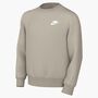 Nike K Nsw Club Flc Crew Ls Lbr - cream ii/white