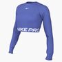 Nike Nike Pro Df 365 Crop Ls - sapphire/white