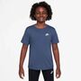 Nike K Nsw Tee Emb Futura Lbr - mystic navy
