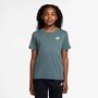 Nike K Nsw Tee Emb Futura Lbr - mineral slate