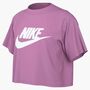Nike G Nsw Tee Crop Futura Hbr - lt magenta