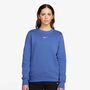 Nike W Nsw Phnx Flc Std Crew - lt medium blue/sail