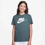 Nike K Nsw Tee Futura Hbr - mineral slate