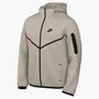 Nike M Nk Tch Flc Fz Wr Hoodie - cream ii/black