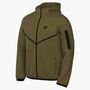 Nike M Nk Tch Flc Fz Wr Hoodie - olive flak/black