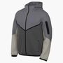 Nike M Nk Tch Flc Fz Wr Hoodie - pencil point/medium ash/sapphire