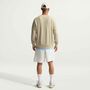 Nike M Nk Club Ft Crew - lt khaki/white