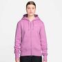 Nike W Nsw Phnx Flc Std Fz Hdy - lt magenta/sail