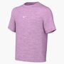 Nike B Nk Df Multi Ss  Top Lbr Hthr - lt magenta/pure/white