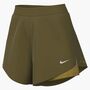 Nike W Nk Swift Df Mr 2N1 Shrt - olive flak/peat moss/reflective sil