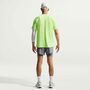 Nike M Nk Dfadv Stride Ss Top - lime blast/reflective silv