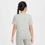 Nike K Nsw Tee Club Fam - dk grey heather