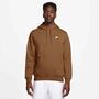 Nike M Nk Club Bb Po Hoodie - ale brown/ale brown/white