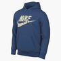 Nike M Nk Club Bb Po Gfx Hoodie - court blue/court blue/lt khaki
