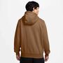 Nike M Nk Club Bb Fz Hoodie - ale brown/ale brown/white