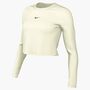 Nike W Nsw Nk Chll Knt Ls Crp - sail/black