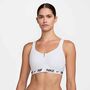Nike W Nk Indy Hs Zip Bra - white