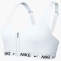 Nike W Nk Indy Hs Zip Bra - white