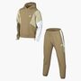 Nike M Nk Club Fleece Hded Track Gx - parachute beige/obsidian/lt khaki/w