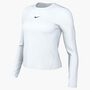 Nike W Nk One Df Fttd Ls Top - white/black