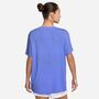 Nike W Nk One Relaxed Df Ss Top - sapphire/white