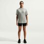 Nike W Nk One Relaxed Df Ss Top - smoke grey/htr/white