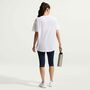 Nike W Nk One Relaxed Df Ss Top - white/black