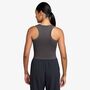 Nike W Nk One Fitted Df Crop Tank - thunder grey/white