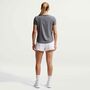 Nike W Nk One Classic Df Ss Top - smoke grey/htr/white