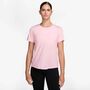 Nike W Nk One Classic Df Ss Top - pink foam/white
