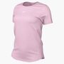 Nike W Nk One Classic Df Ss Top - pink foam/white
