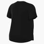 Nike W Nk One Classic Df Ss Top - black/white