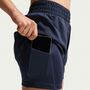 Nike W Nk One Df Hr 3In 2N1 Short - midnight navy/white