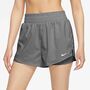 Nike W Nk One Df Hr 3In 2N1 Short - smoke grey/htr/white